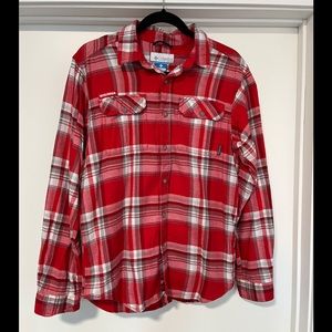 Columbia Wisconsin Badgers Flannel